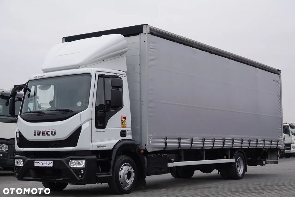 Iveco EUROCARGO / 12. 190 / FIRANKA - 8,5 m / SOLÓWKA / WINDA ZAŁADOWCZA / PO KONTRAKCIE SERWISOWYM / EURO 6 - 4