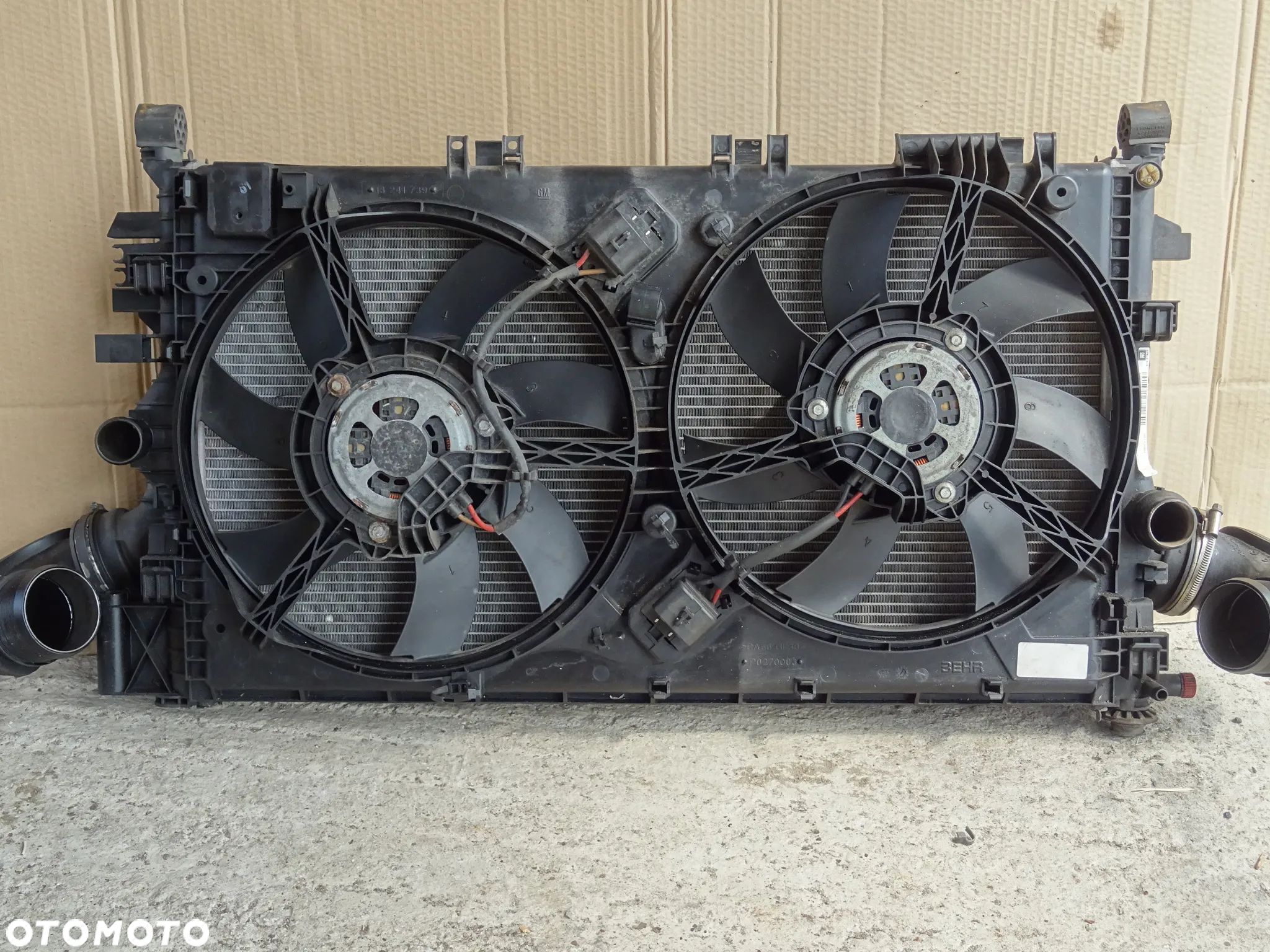 OPEL INSIGNIA A 2,0 CDTI KOMPLET CHŁODNIC WENTYLATORY CHŁODNICA WODY KLIMATYZACJI OLEJU INTERCOOLER - 1