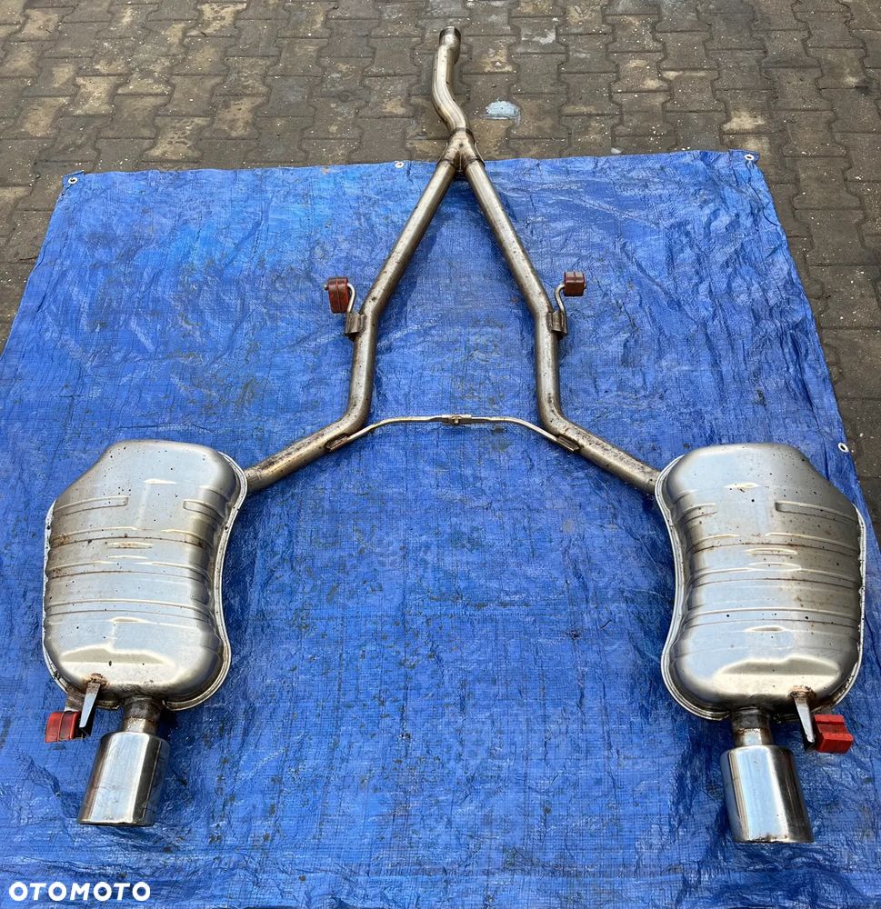 Tłumik wydech AUDI A8 D3 LIFT 3.0 TDI 4E0253612E 4E0253611R - 2