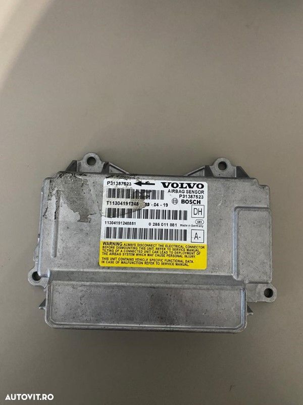 Calculator airbag SRS Volvo S60 V60 XC60 S80 XC70 V70 31387523 - 1
