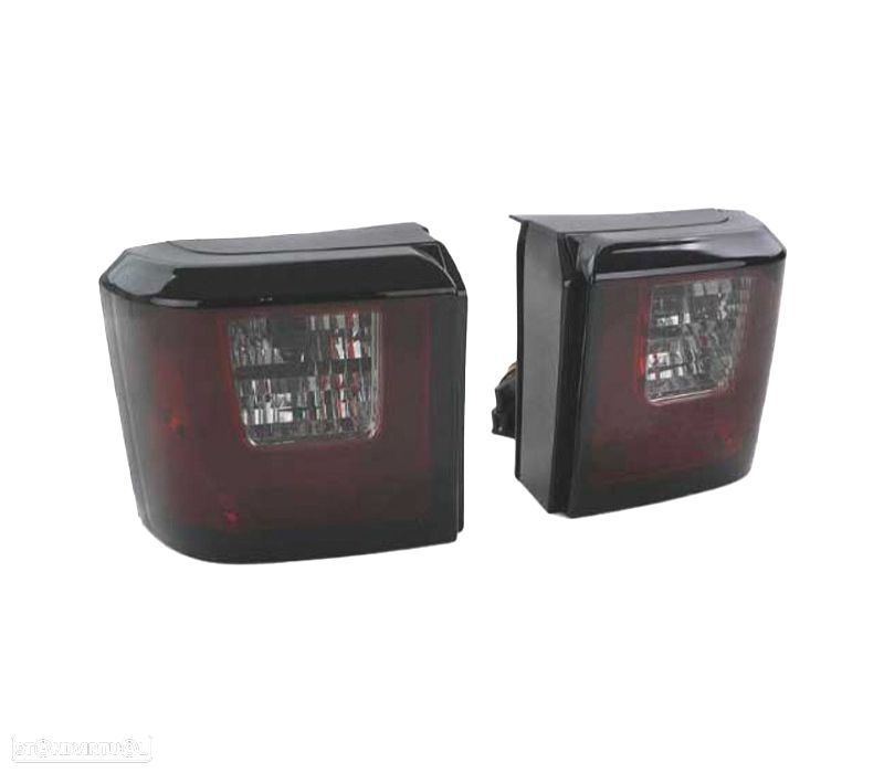 FAROLINS TRASEIROS LED BAR VOLKSWAGEN VW T4 90-03.03 FUMADO ESCURECIDO E24 - 2