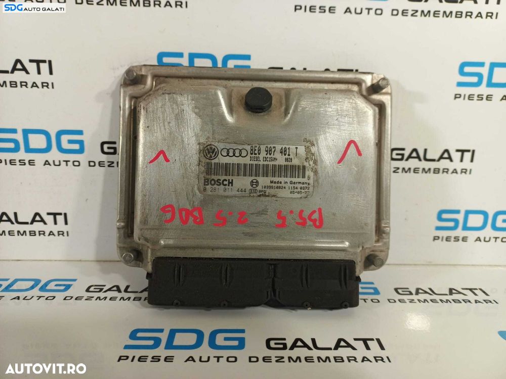 ECU Calculator Motor BOSCH Skoda Superb 1 2.5 TDI BDG 2002 - 2008 Cod 8E0907401T 0281011444 [L2232] - 1