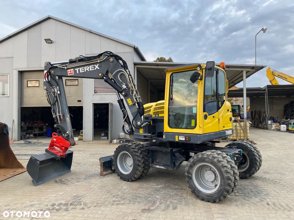 Terex TW85, GŁOWICA POWERTILT, 2 ŁYŻKI, RAMIĘ 3X ŁAMANE, KRÓTKI TYŁ, Z NIEMIEC, SUPER STAN, - 20