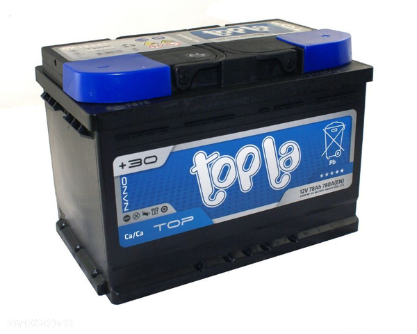 Akumulator TOPLA TOP 78Ah Prawy+ 750A