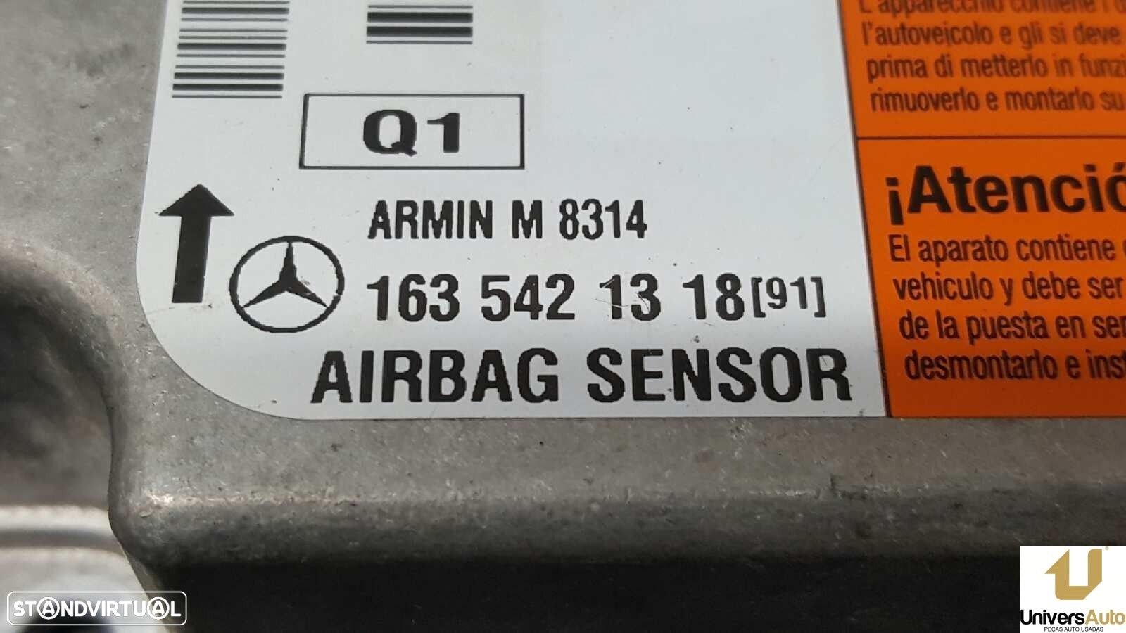 CENTRALINA DE AIRBAG MERCEDES CLASE M (W163) 320 (163.154) - 2