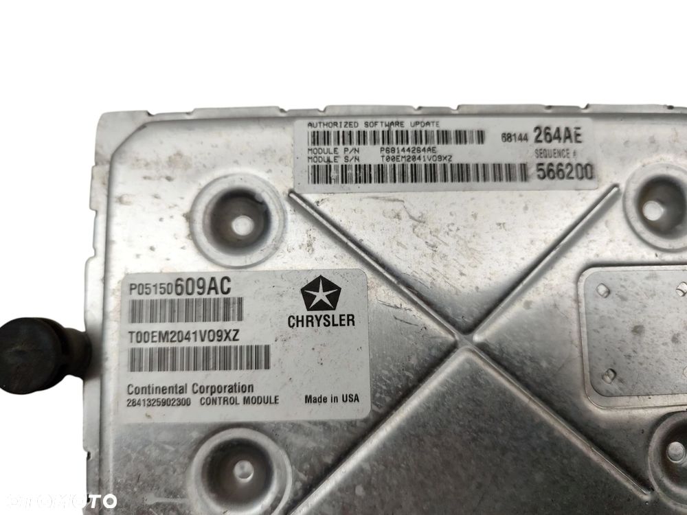 KOMPUTER STEROWNIK SILNIKA DODGE CHARGER II (2010-2014) 3.6 296KM 68144264AE P05150609AC - 2