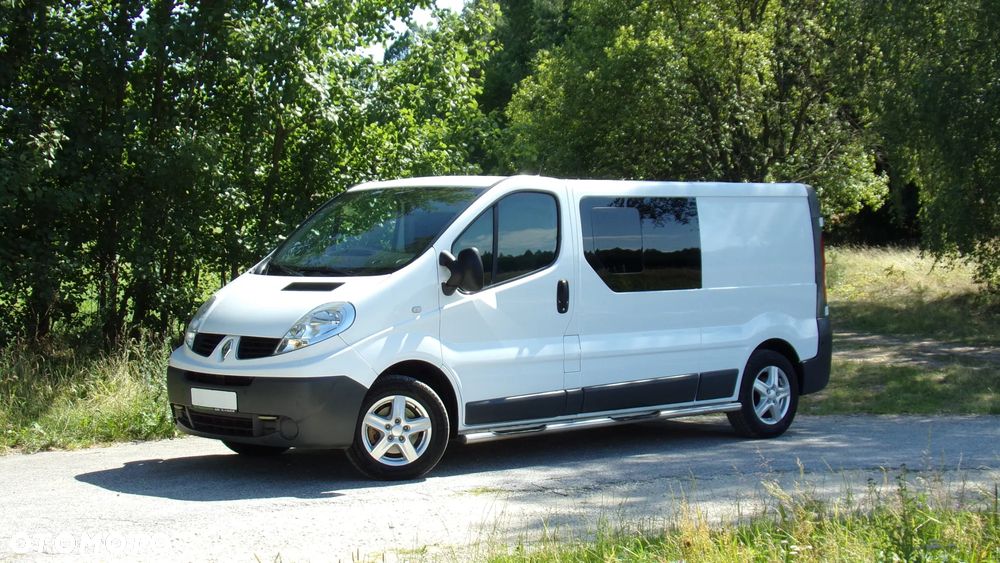 Renault TRAFIC 2.0 115KM * TECHLINE * LONG * BRYGADÓWKA 6 OSÓB * WZOROWY STAN ! - 1