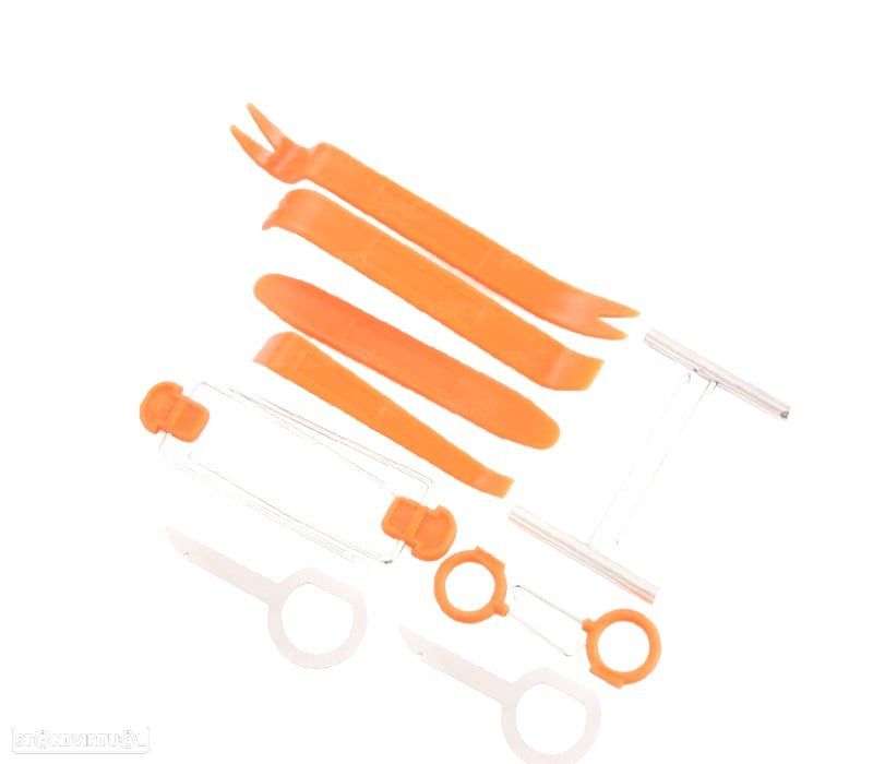 KIT CONJUNTO FERRAMENTAS PARA EXTRAIR AUTO RADIOS PAINEIS - 1