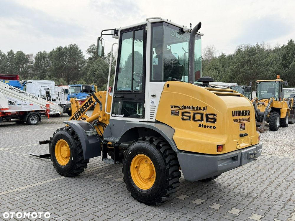 Liebherr L 506 STEREO Szybkozłącze / Łyżka Krokodyl + Widły Waga 6300kg - 10