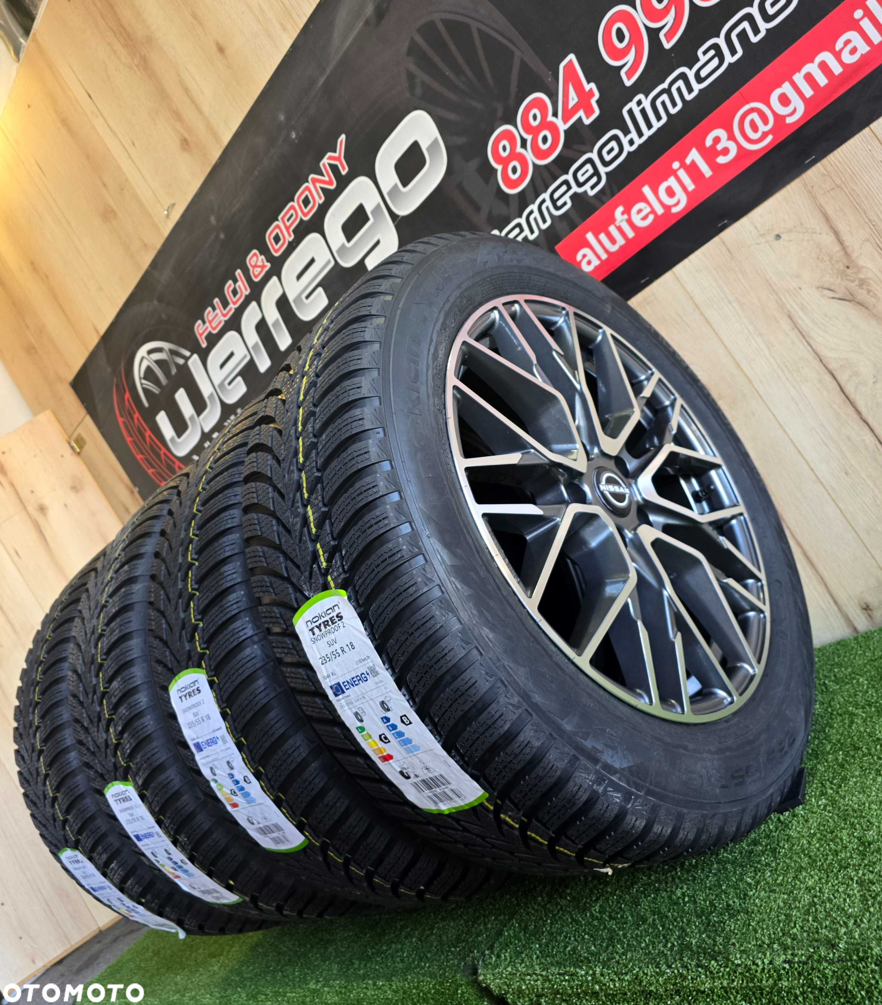 Koła Zimowe NISSAN QASHQAI 18x5x114,3 Nokian SnowProof2 235/55/R18 - 2