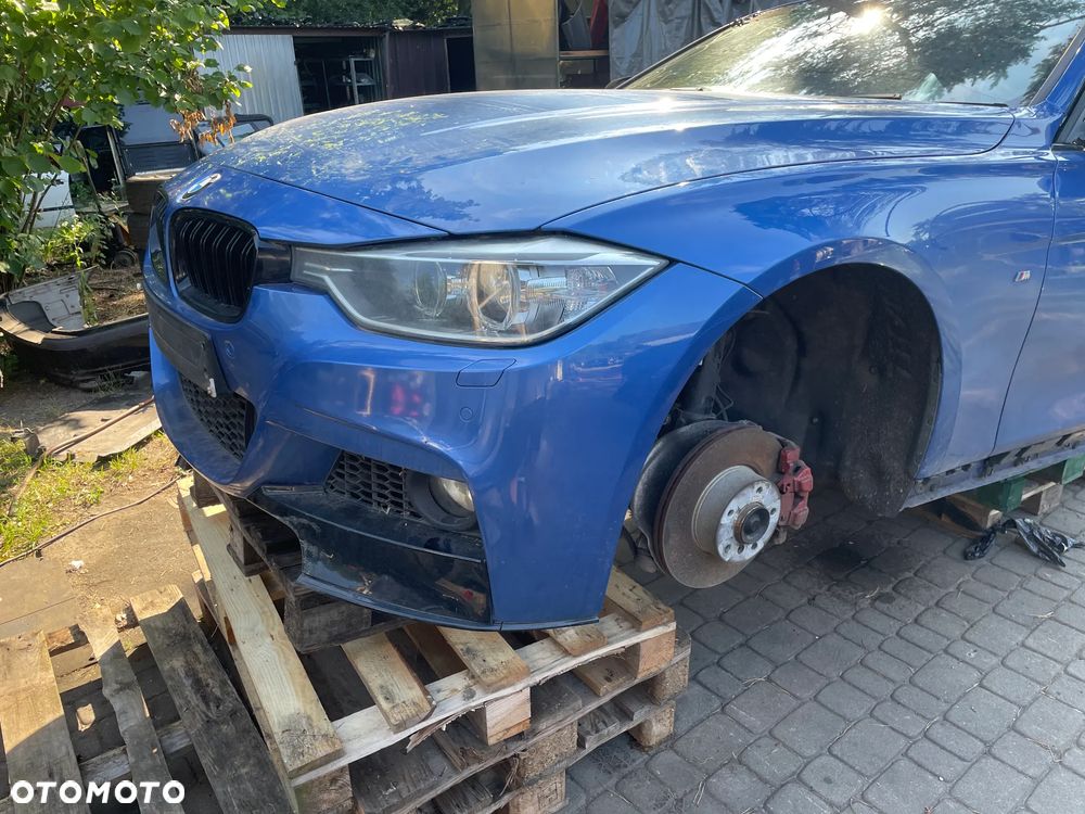 KOMPLETNY PRZOD MASKA ZDERZAK BŁOTNIK BMW f30 f31 ESTORIL M PAKIET - 2