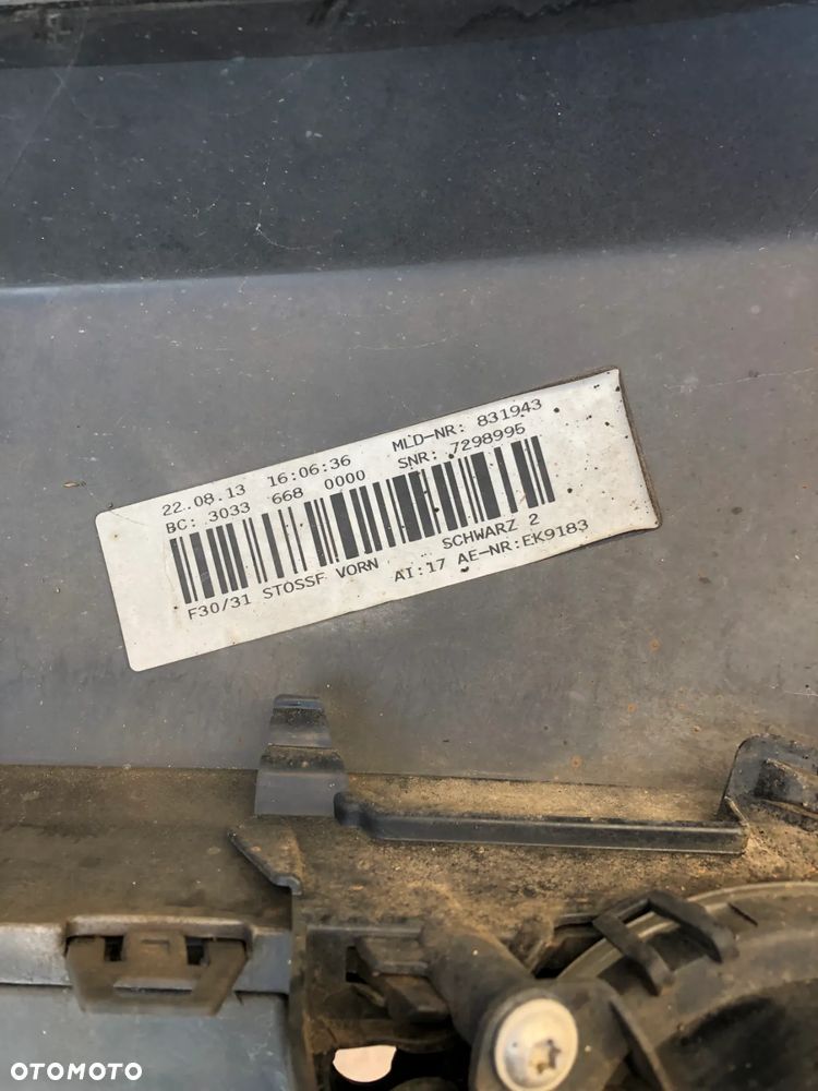 ZDERZAK PRZÓD PRZEDNI BMW 3 F30 F31 668 SCHWARZ 2 - 16