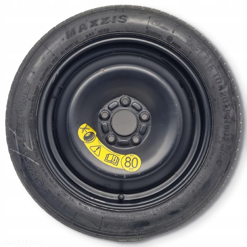 KOŁO DOJAZDOWE Ford Focus Mk3 C-Max II dojazdówka 125/00 R16 AM51BA 5x108 - 1