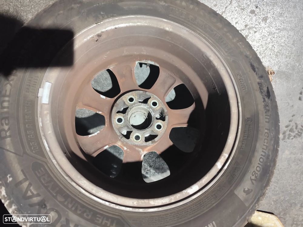 OPEL ZAFIRA A CONJUNTO JANTES 15 POLEGADAS - 5