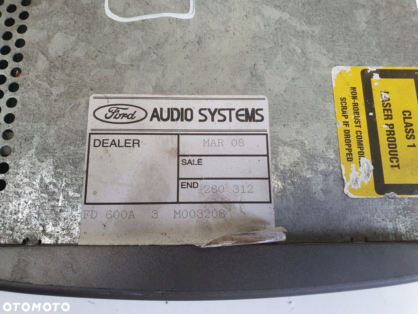 Ford Focus mk1 Transit mk6 RADIOODTWATRZACZ CD radio 6000CD 3S51-18C815-BB - 3
