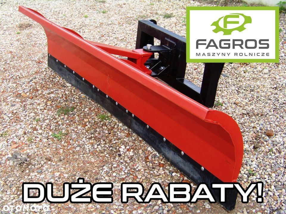 Pług do śniegu PROSTY śnieżny sztywny URSUS C330/C360 1,50 1,80 2,0 2,5 3,0m TUR TUZ EURO SMS WÓZEK - 1