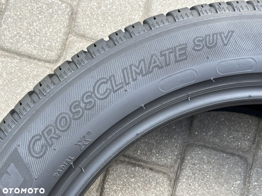 DWIE CAŁOROCZNE OPONY MICHELIN CROSSCLIMATE SUV 235/55 R19 105W  7 MM BIEŻNIKA 2022 ROK WIELOSEZON - 9