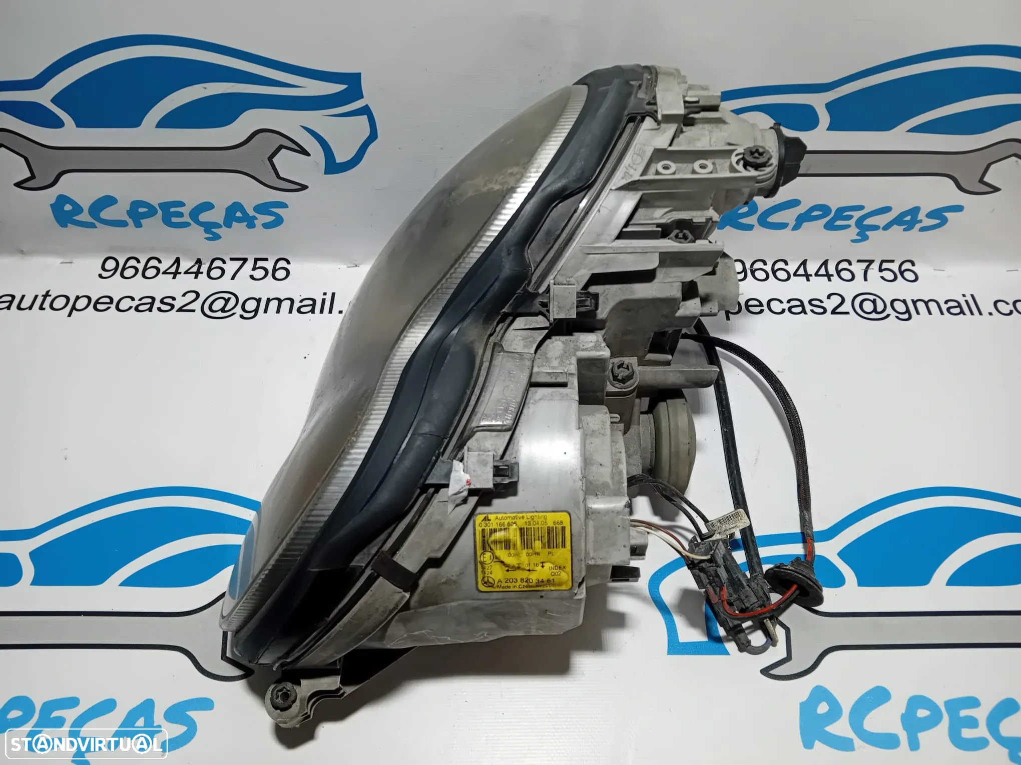 Óticas Ótica Farol Faróis Mercedes Class C W203 Fase II facelift - 9