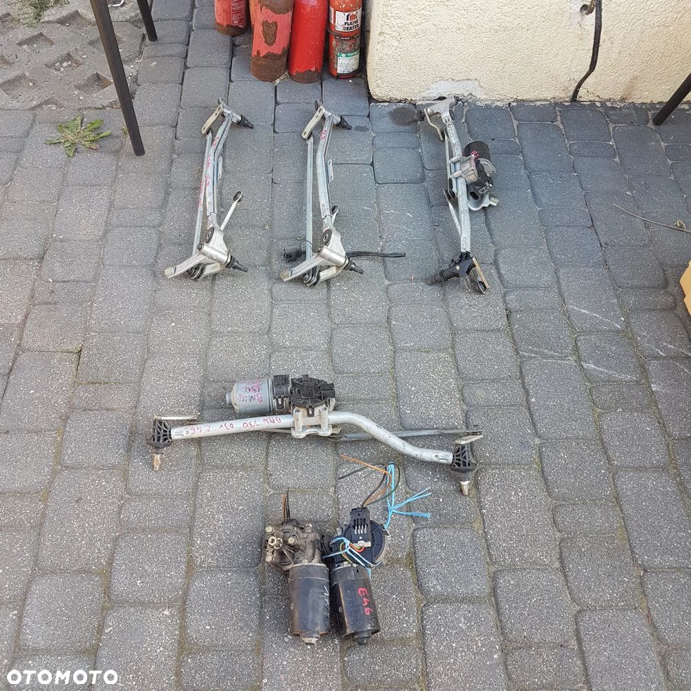 mechanizm ramiona cięgna cięgno trzpień frez wycieraczek silniczek  BMW 3 E90 E91 E92 E93 e46 e46 lift ORYGINAL JAK NOWY nie wypracowane - 1