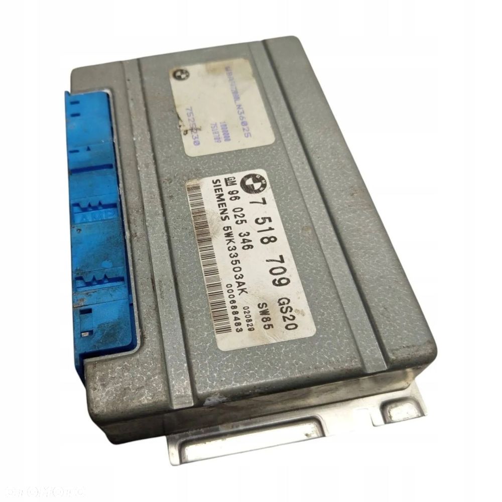 STEROWNIK MODUŁ SKRZYNI BIEGÓW BMW E46 E39 E53 7518709 ORYGINAŁ - 6