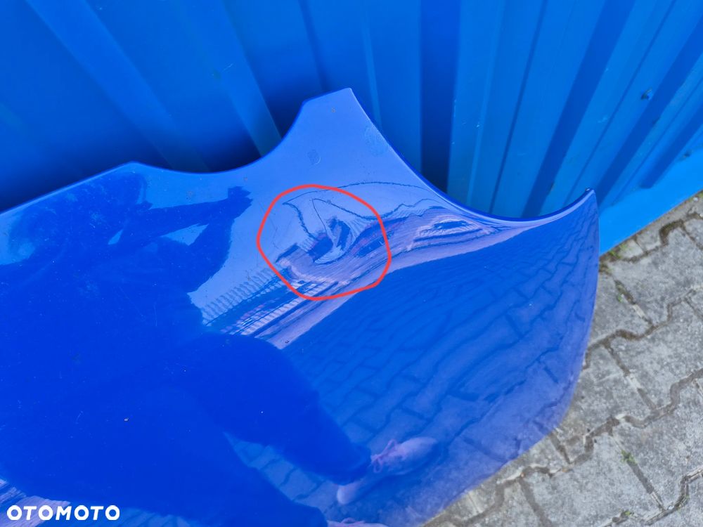 MASKA POKRYWA SILNIKA VW POLO 4 IV 9N OKULAR NIEBIESKA - 8