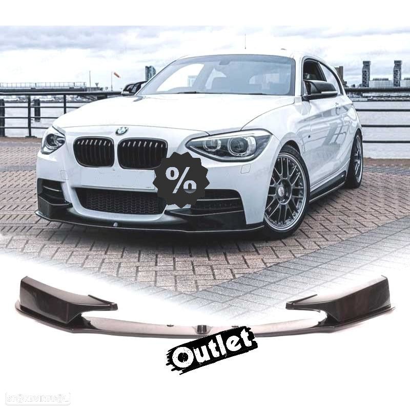 C010323C1 SPOILER LIP FRONTAL BMW F20 F21 11-15 M PERFORMANCE PRETO - 1