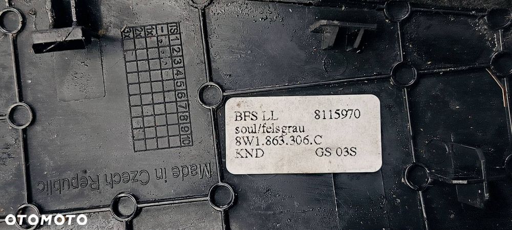 OSŁONA AUDI A4 B9 QUATTRO 8W1863305C | 8W1863306C - 8