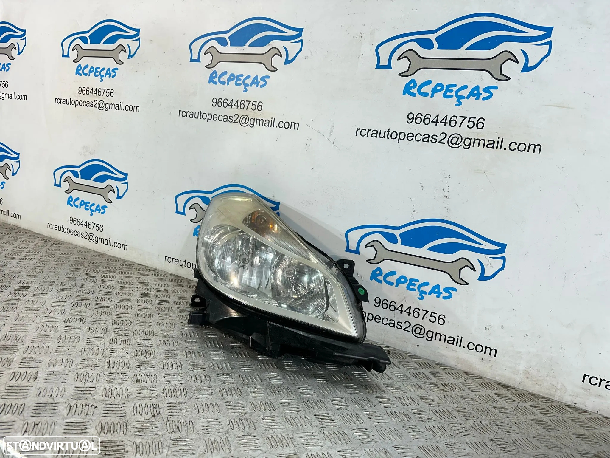 .Farol Otica Frente Frontal Direita Original 8200244906 Renault Clio 3 Fase 1 2005 - 2009 - 5