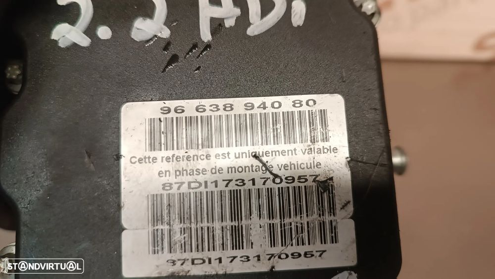 MODULO ABS PEUGEOT 407 REF: 9663894080 0265235273 9662005180 - 2