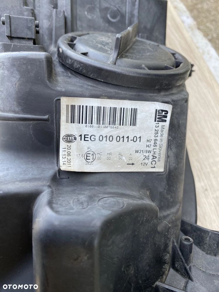 LAMPA PRZEDNIA LEWA OPEL ASTRA IV J 09-12 1EG010011-01 - 6