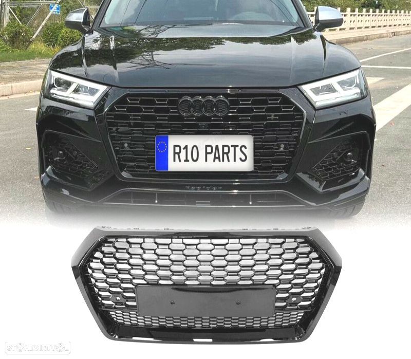 GRELHA FRONTAL AUDI Q5 17- LOOK RS - 1
