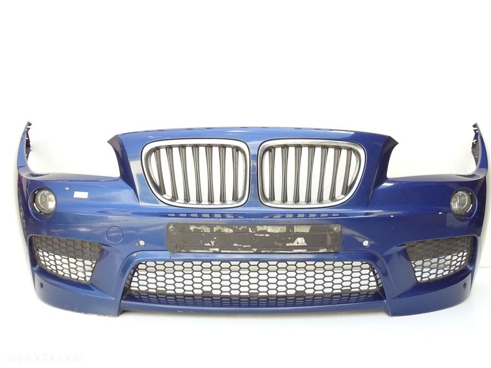 ZDERZAK PRZÓD ATRAPA 4x PDC LE MANS BLAU 381 BMW E84 X1 LCI LIFT M-PAKIET - 1