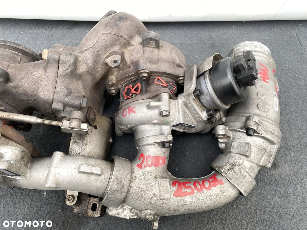 VW CRAFTER II MAN TGE 2.0 TDI 15- TURBINA TURBOSPRĘŻARKA BI-TURBO DEMONTAŻ - 5