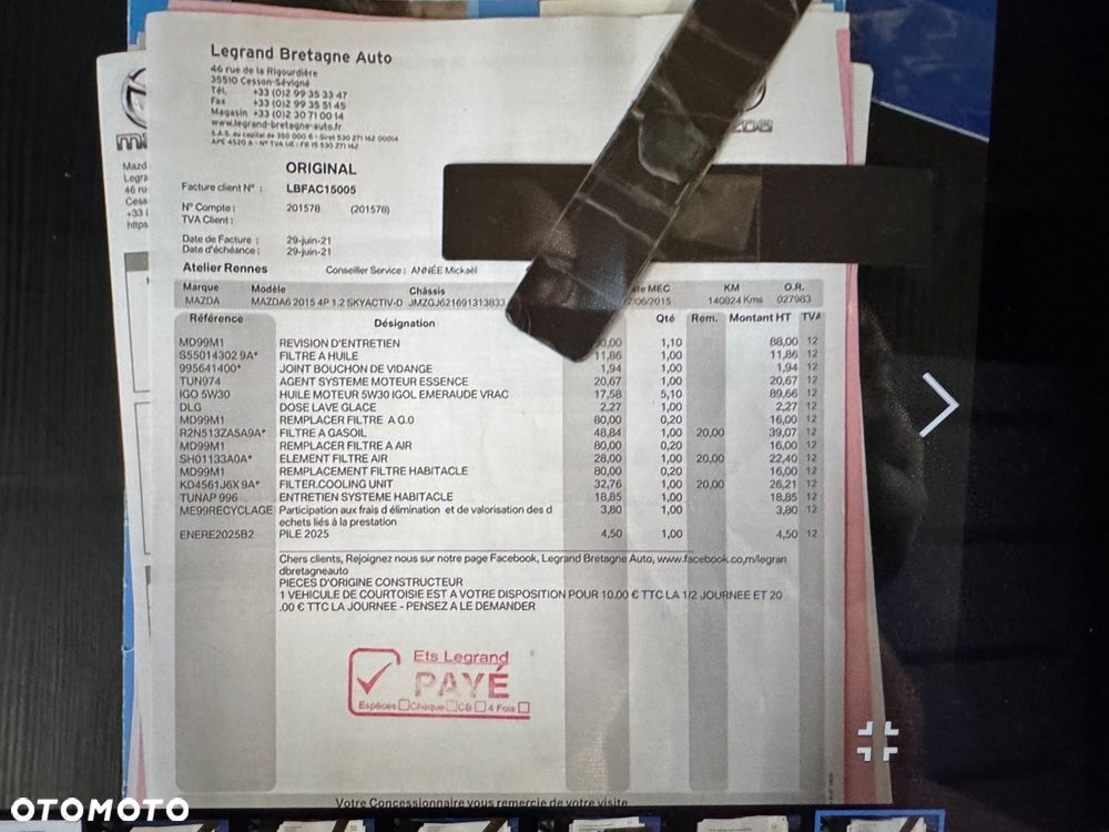 Mazda 6 2.2 D Skypassion I-ELoop - 30