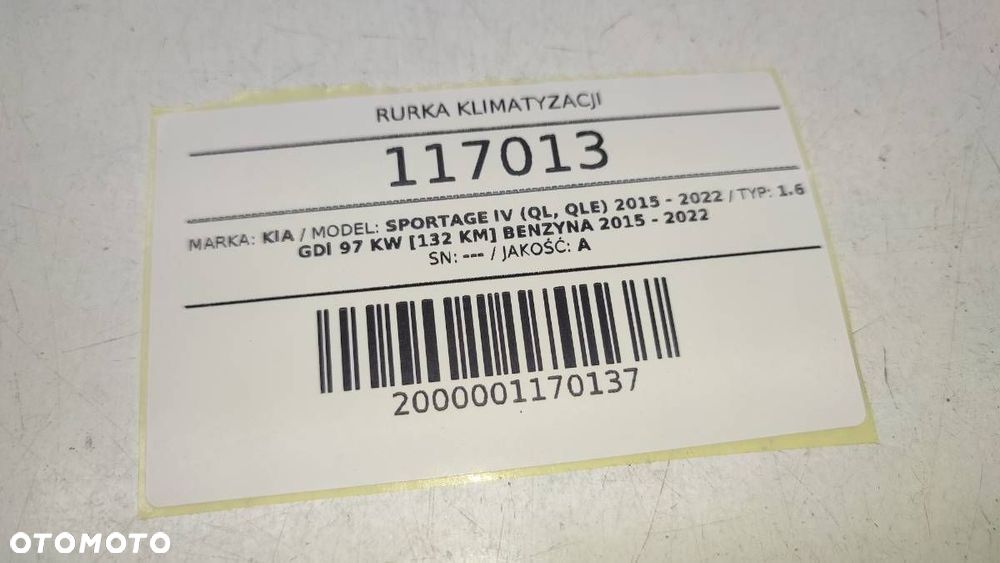 RURKA PRZEWÓD PALIWA KIA SPORTAGE IV 1.6 GDI - 4