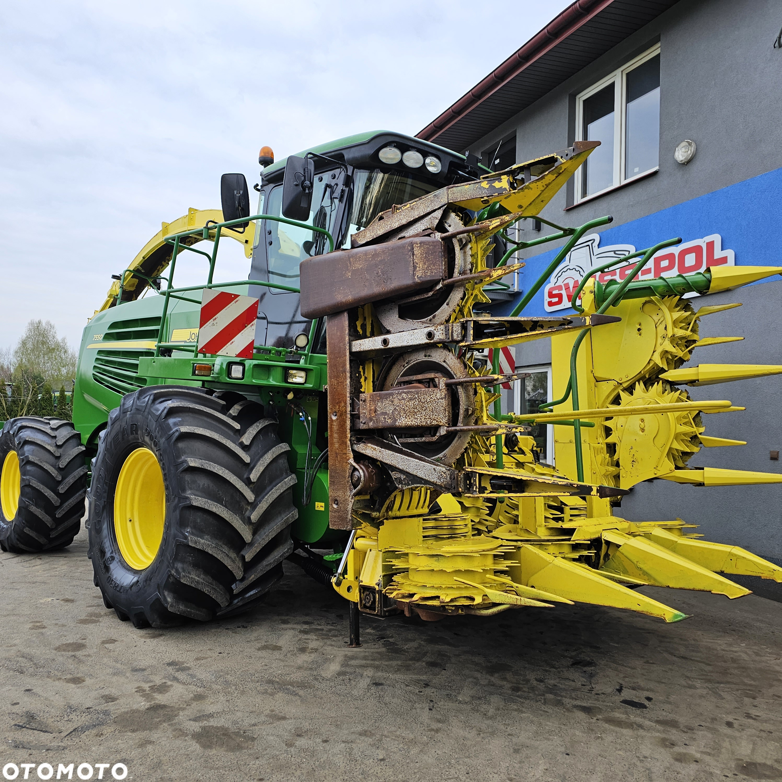John Deere 7550 Sieczkarnia do Kukurydzy 4x4 do Trawy 7450  pro 7780 jd 7580 JOHN 7480 Jaguar 870 Profi - 11