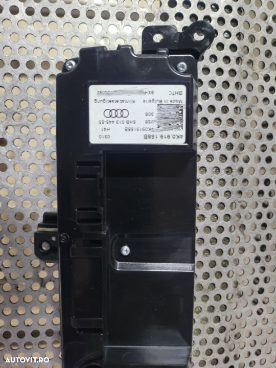 Panou Modul Comanda Clima Climatronic Spate Cotiera Audi S6 S7 A6 A7 Allroad 4K C8 Dupa 2018 - 3