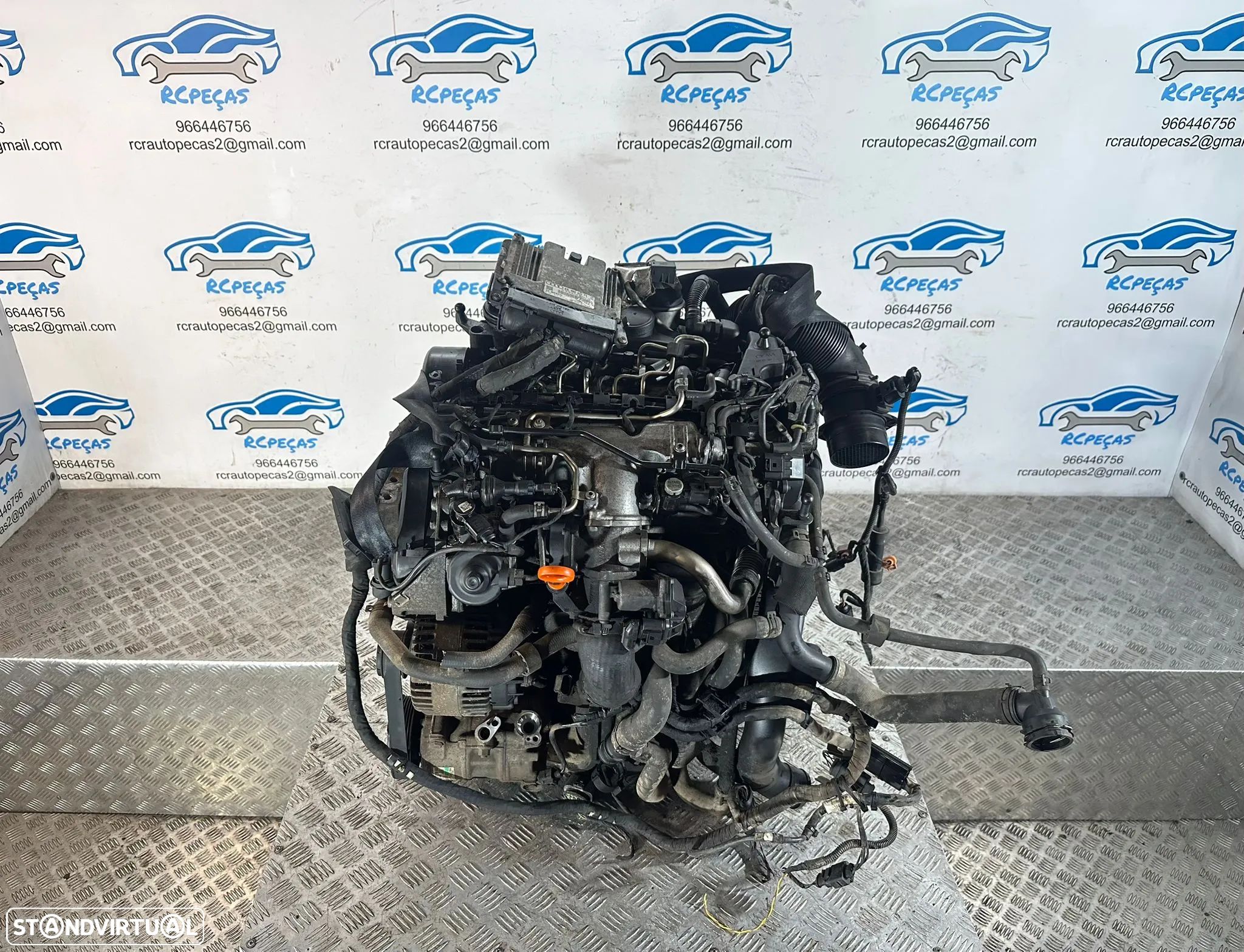 .Motor Completo VW Volkswagen Audi CBD 2.0TDi 16v 143cv Bosch 2007 - 2015 - 1