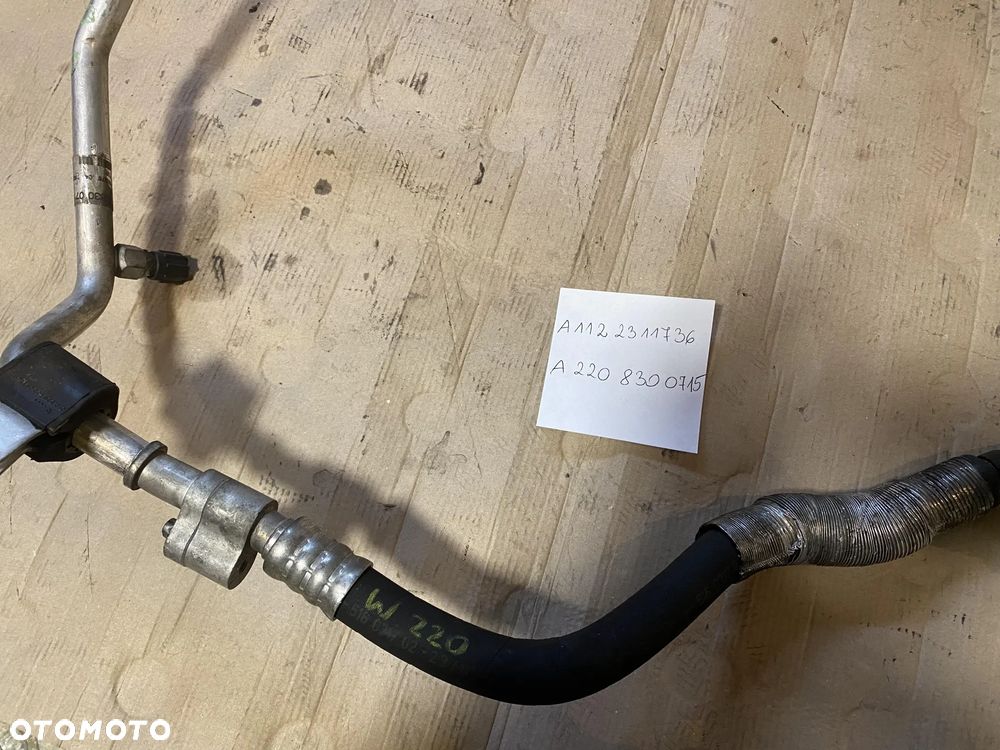 Przewód klimatyzacji Mercedes S-Klasa W220 A1122311736  A2208300715 - 2
