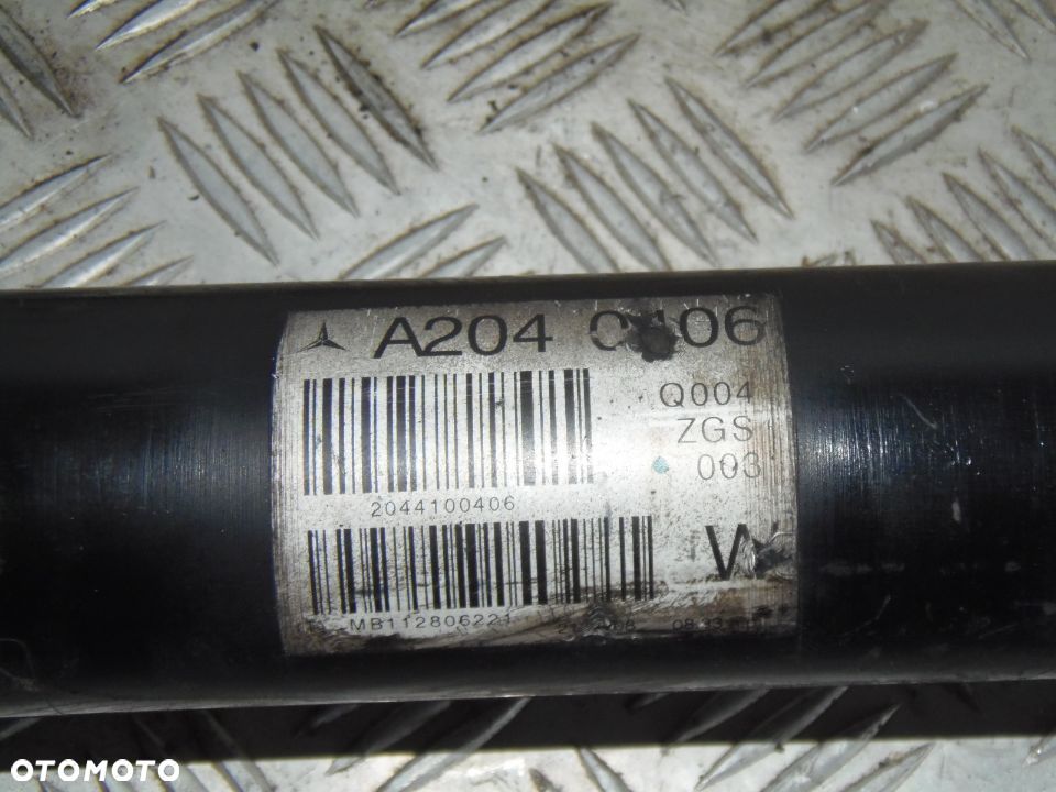 WAŁ NAPĘDOWY A2040406 1.8  MERCEDES W204 KOMBI - 4