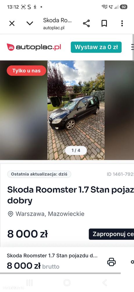 Skoda Roomster