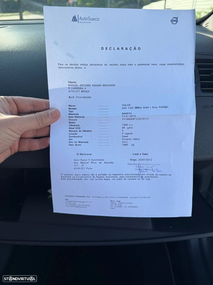 Volvo S40 1.6 D Drive R-Design Start/Stop - 31