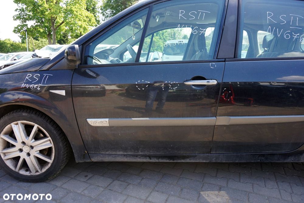DRZWI PRZEDNIE LEWE SCENIC II PH1 NV676  CZARNY RENAULT 2004-2006 - 5