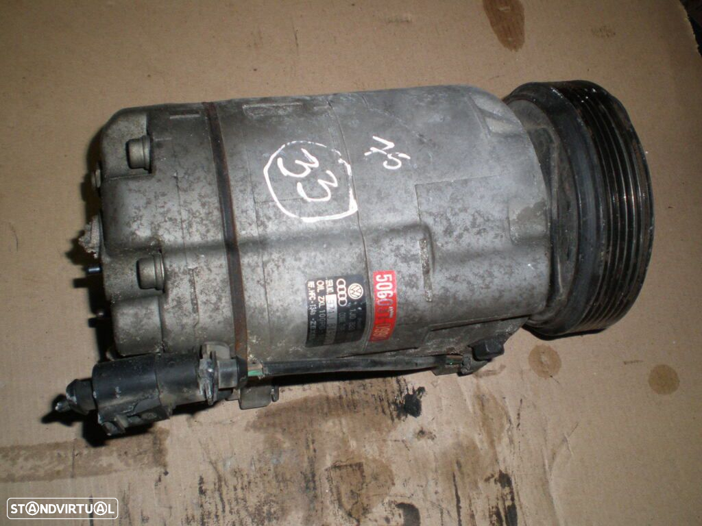 Compressor AC 1J0820803G AUDI A3 1.6 I VW GOLF 4 2001 1.4 I VW GOLF 4 (1J) 2000 1.4I 16V 75CV 5P CINZA GASOLINA ZEXEL - 2