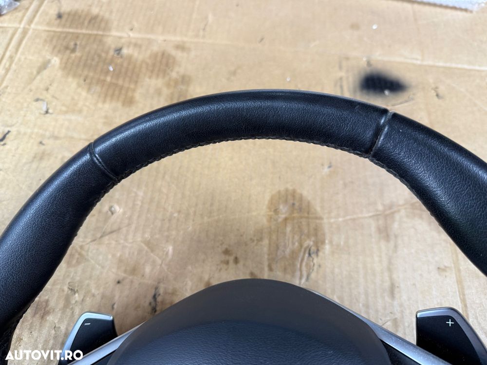 Volan piele cu airbag,comenzi si padele BMW X1 F48 facelift an 2021 stare f buna - 8