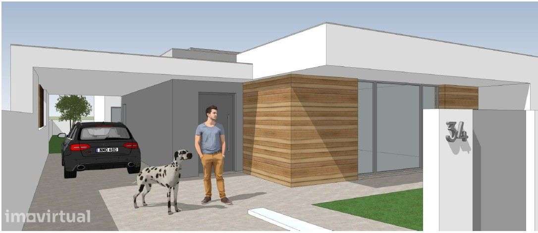 Moradia T4 individual com espaço de jardim - Rio Maior - Grande imagem: 4/33