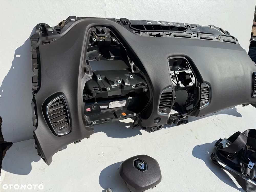 RENAULT ESPACE V DESKA KONSOLA KOKPIT PODUSZKI AIRBAG PASY ORYGINAŁ - 2