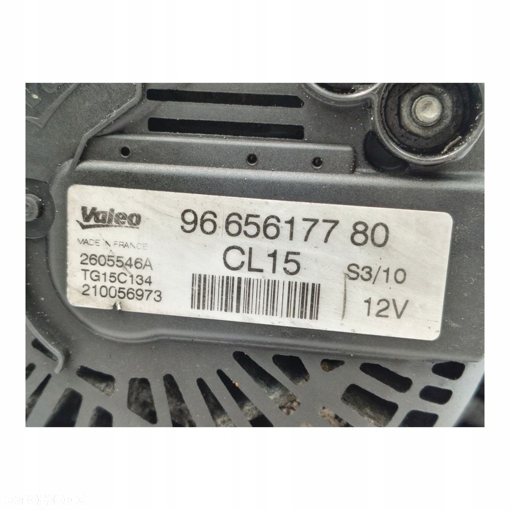 ALTERNATOR Citroen Berlingo Peugeot Partner 1.6 HDI TG15C134 9665617780 - 9