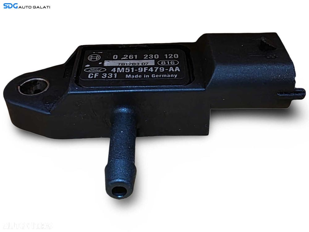 Senzor Presiune Gaze Evacuare Ford Focus C-Max 1.8 TDCi 2004 - 2010 Cod 0261230120 4M51-9F479-AA  [S0187] - 4