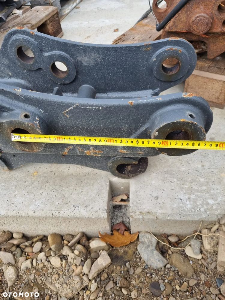 Nowe szybkozłącze Miller koparko ładowarka JCB KOMATSU FORD FIAT 3CX 4CX do koparki sworzeń 45mm do koparko ładowarki - 5